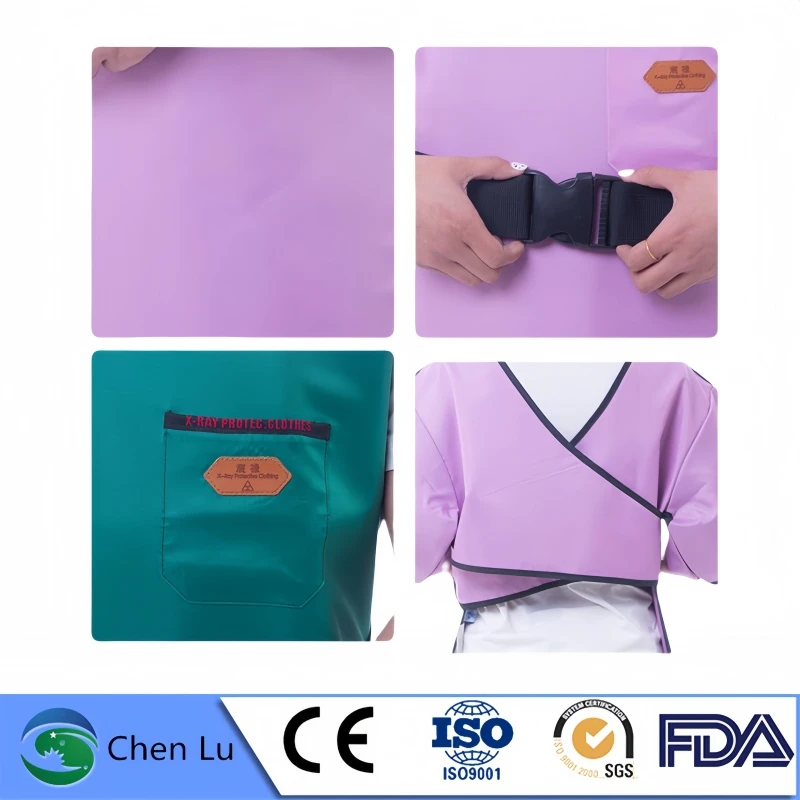 Manteau de protection contre les rayons X gamma, 0.35/0.5mmpb, manches longues, usines radioactives, protection radiologique, vêtements en plomb