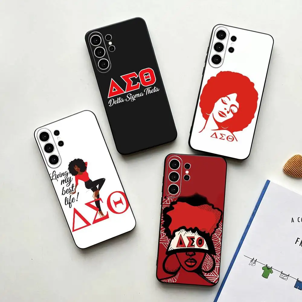 D-Delta S-Sigma Theta   Phone Case For Samsung S25,S24,S21,S22,S23,S30,Ultra,S20,Plus,Fe,Note,10,9,5G Black Cover