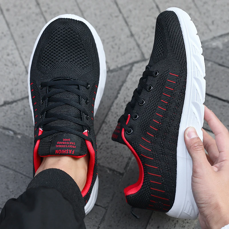 

Men's Shoes Casual Sports Shoes High Top Basketball Tennis Straps Male Students Teenagers Lightweight Breathable Running