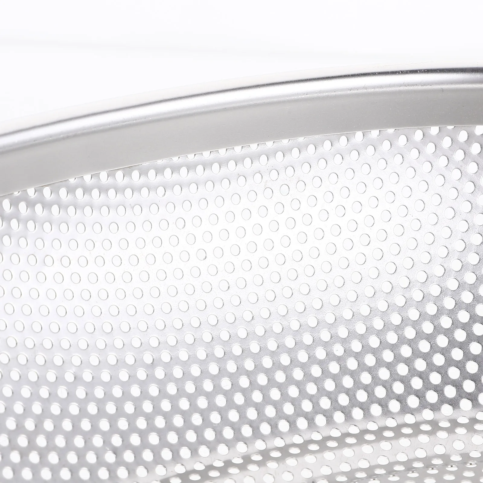 

Stainless Steel Drain Basket Rice Strainer Fine Mesh Kitchen Vegetable Fruit Washer Filter Bowl Storage Container