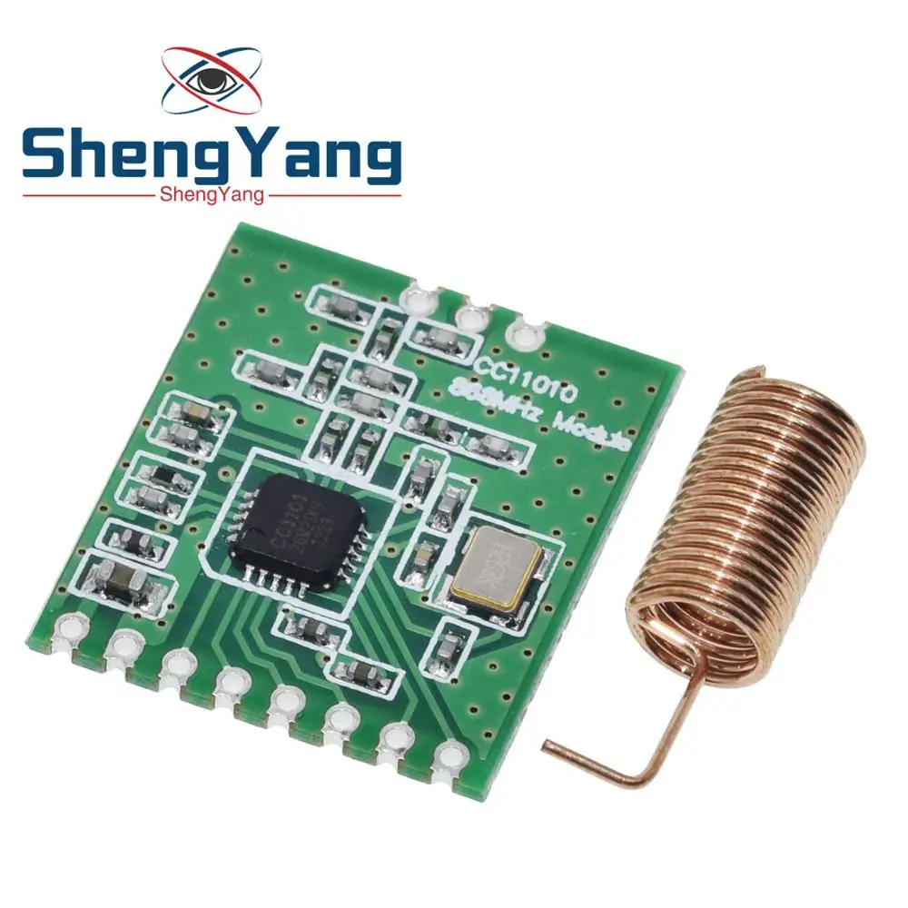 CC1101 Беспроводная модульная антенна передачи на большие расстояния 868 МГц Интерфейс SPI низкая мощность M115 для FSK GFSK ASK OOK MSK 64 байт