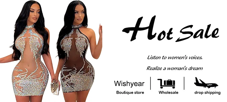 Neue heiße Strass Mesh sehen durch Aprikose Mini kleid Frauen ärmellose Bodycon Abend Geburtstag Luxus Nacht Bar schwarz Vestidos – Detail 1
