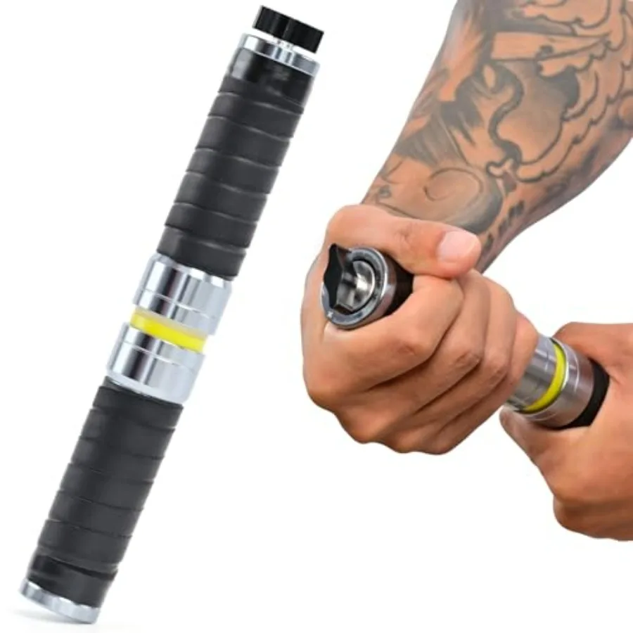 

Grip Strength Trainer, Adjustable Resistance for Hand, Wrist & Forearm Strengthener with All-Metal Build, Portable Wrist Roller