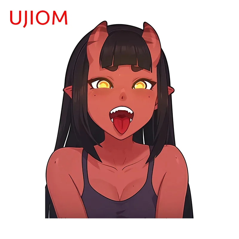 UJIOM Hentai Fashion Succubus Meru - Adhesivo decorativo para pared, imagen atractiva de alta calidad, protector solar, accesorios de decoración para habitación