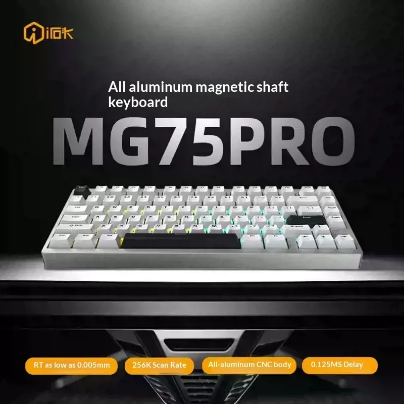 IROK MG75 Series Magnetic Switch Gaming Keyboard CNC Aluminum RGB Rapid Trigger Wired