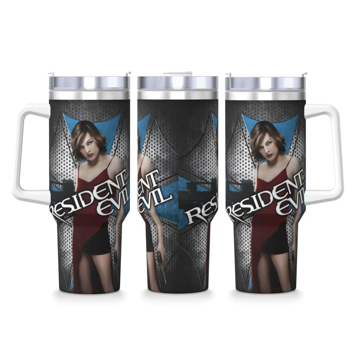 

Плакат фильма Residents Evils, стакан, бутылка для холодных напитков, воды, герметичная кофейная кружка из нержавеющей стали, кружки для вождения автомобиля на заказ