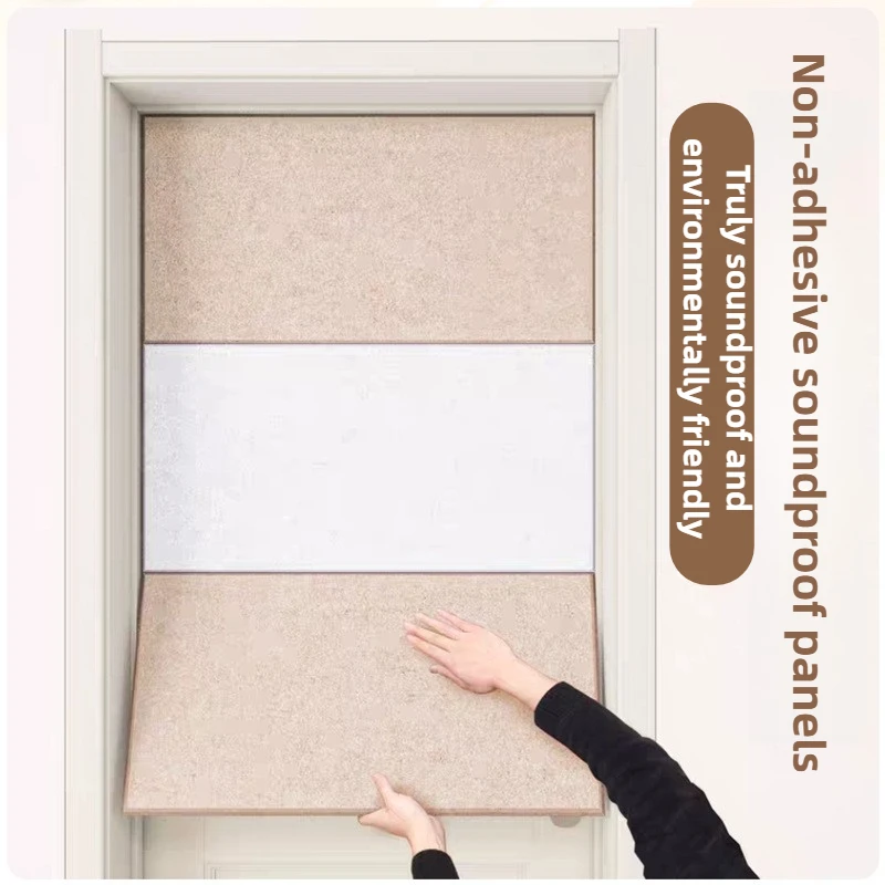 30*60cm 9MM Soundproof Foam Panels, Self-Adhesive Acoustic Wall Tiles for Door Window Bedroom, Insulation for Home Office Studio