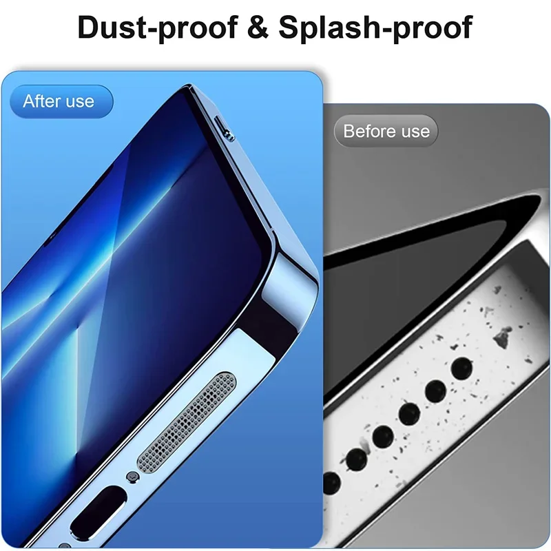 Uniwersalna naklejka z metalową siatką przeciwpyłową na telefon iPhone 12 13 14 Pro Max Samsung Xiaomi Huawei Phone Port Protector