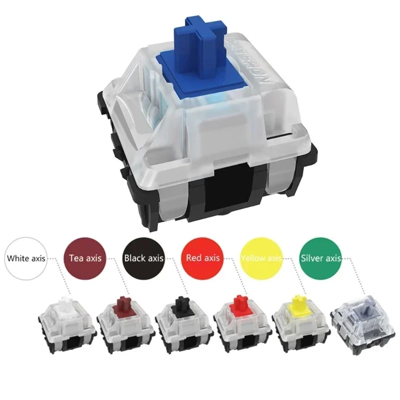 

Gateron Yellow Silver Green Blue Red Brown Black Gateron Optics Switches For Mechanical Keyboard SK61 GK64 GK61