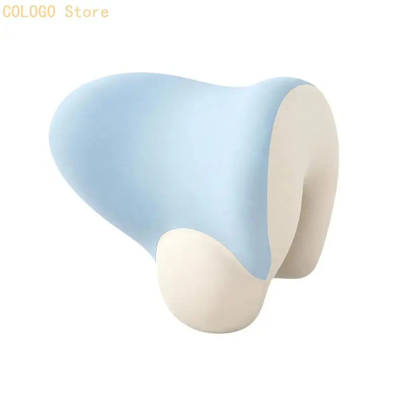 Slow-Recovery Chair Headrest Pillow Breathable Headrest for Work Breaks, Napping D0LD