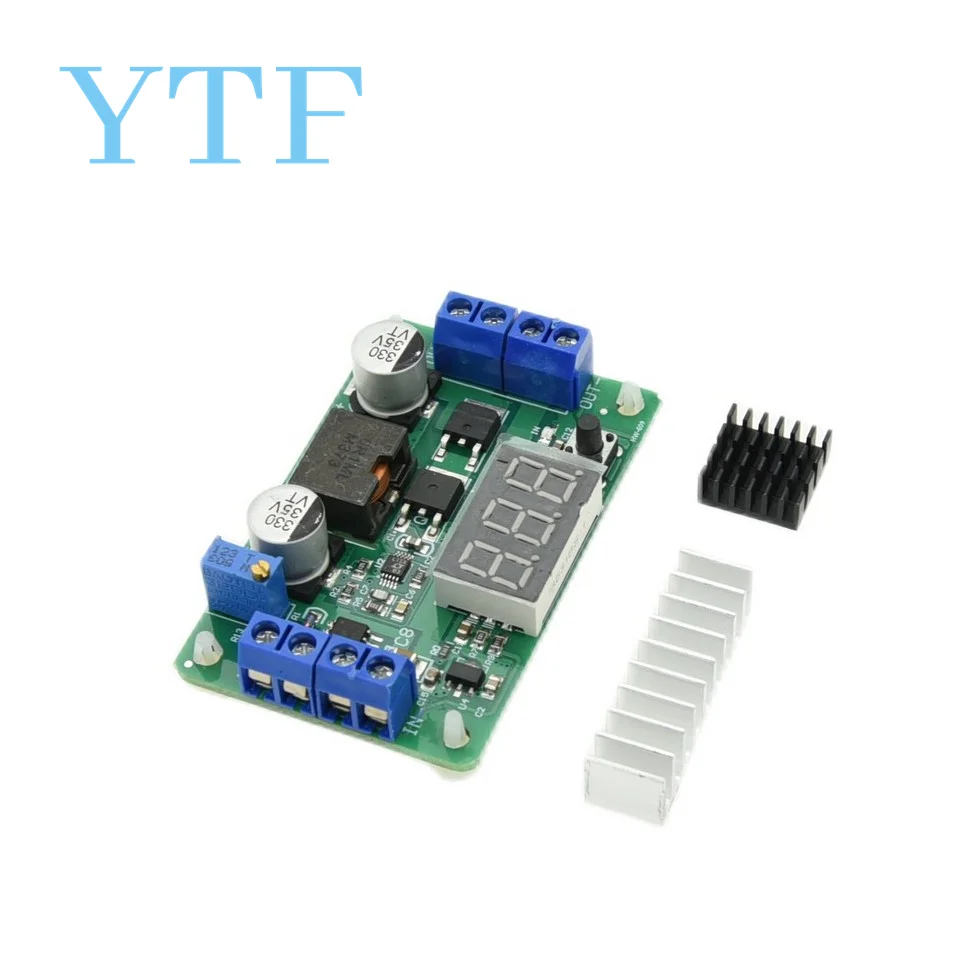 1Pcs LTC1871 DC-DC Boost Converter Adjustable Step-Up High Power Supply Module LED Voltmeter Voltage Meter/Button Switch