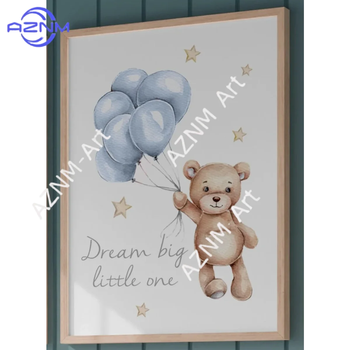 Набор из 3-х принтов для детск – обзор и цена Baby Nursery Gender Neutral
