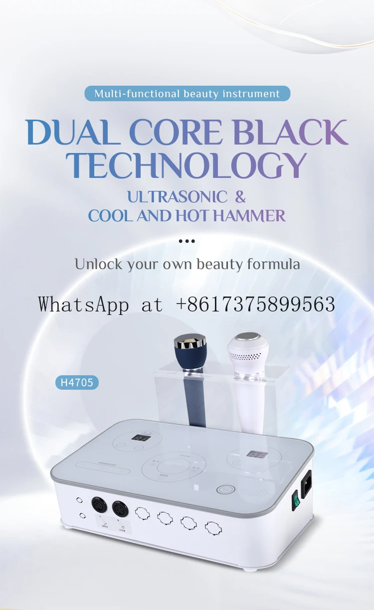 2-in-1 Desktop Touch Screen Facial Cleansing Device for Salon