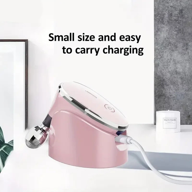 أسطوانة تدليك مزدوجة الكرة، أداة استرخاء اللفافة العضلية، مدلك محمول لتخفيف الآلام والرقبة والوجه