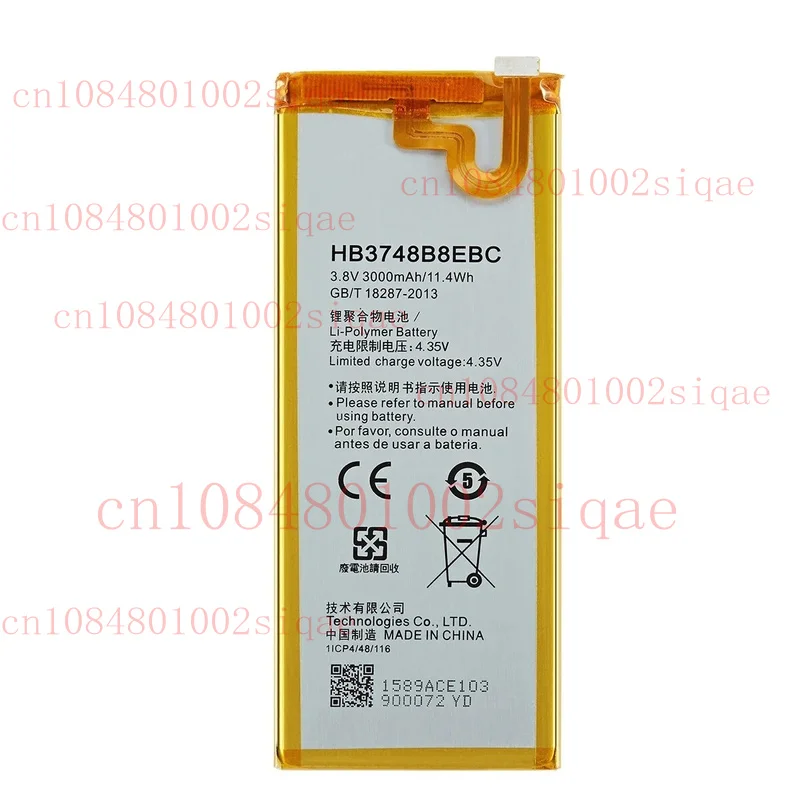 

New Replacement Battery HB3748B8EBC 3000mAh For Google Huawei Ascend G7