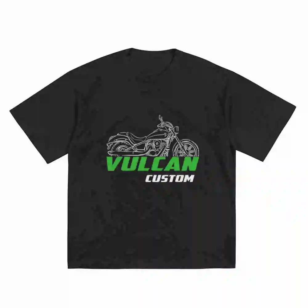 VN900 Vulcan 900 Motorcycle 2006 2025 Short Sleeve Tee 100% Cotton T-Shirt