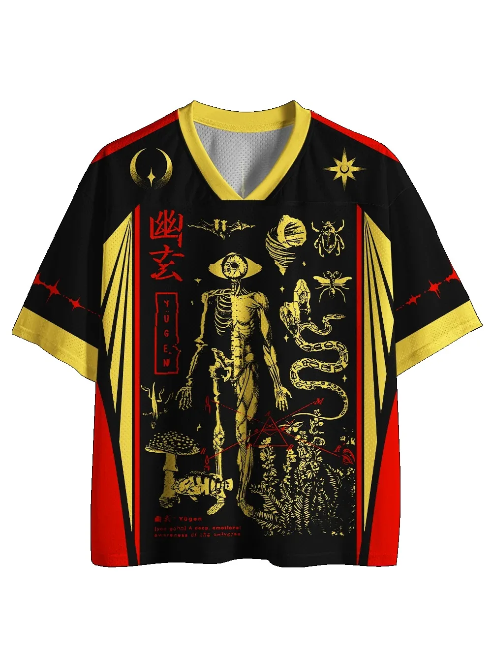 Mysterious Combat 3D Print Men V-neckT-shirt Breathable Quick-drying Outdoor and Harajuku Streetwear Style Parent-Child Clothing