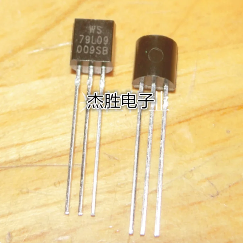 Brand new original L79L09 WS 79L09 TO-92 9V 100mA three terminal voltage regulator with direct insertion transistor
