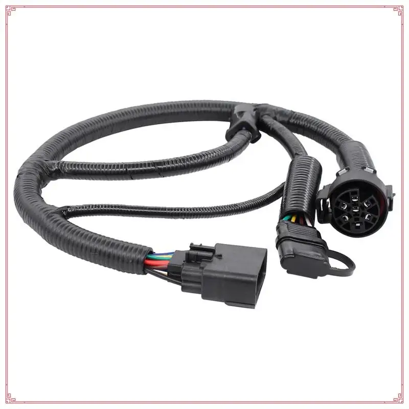 

7-Pin Wiring Harness Trailer Connector 5L3Z13A576BA 5L3Z-13A576-BA For Ford F-150 2005-2008 Lincoln Mark LT 2006-2008
