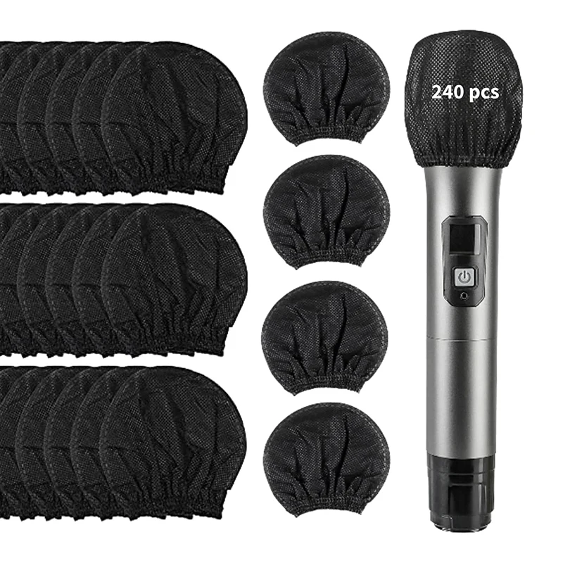 240Piece Disposable Microphone Cover Microphone Accessories For Most Handheld Microphones