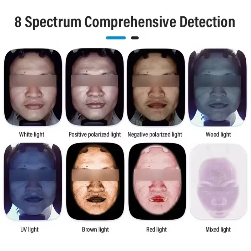 เครื่องสแกนใบหน้า 3 มิติ ปี 2025 เครื่องวิเคราะห์ผิวหน้า เครื่องสแกนใบหน้า ตรวจจับใบหน้า กระจกวิเศษ ขยายริ้วรอย จุดด่างดำ อุปกรณ์สำหรับร้านเสริมสวย