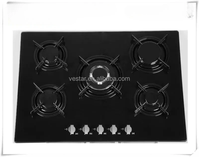 Горячая продажа Газовая и индукционная варочная панель - двойная топливная плита для современных кухонь