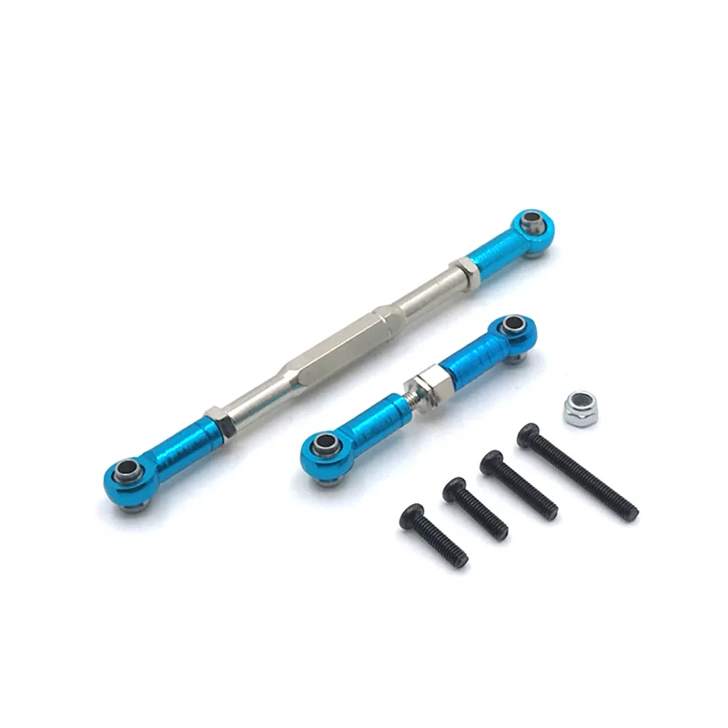 Metal Upgrade Steering Servo Rod RC Car Parts Fit For Henglong FY JJRC 1/16 WPL Remote Control Car Accessories