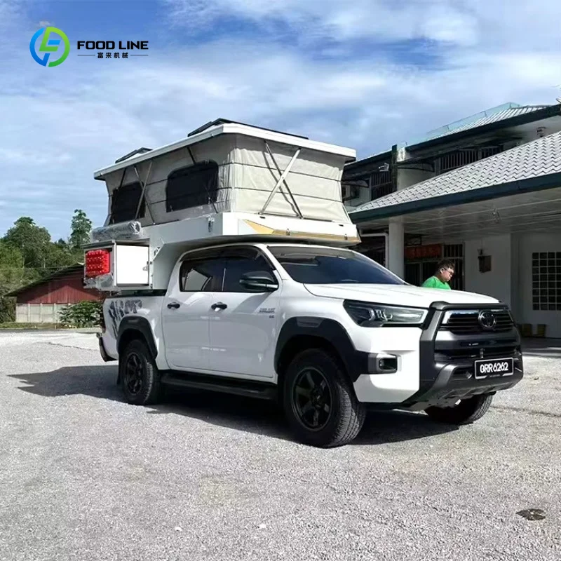 Aluminium 4x4 Pickup Truck Camper Waterproof Sale Factory Direct Accept Custom