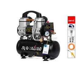 Portable High-Pressure Air Pump, Silent Compressor, Small Oil-Free Compressor, Woodworking, 220V