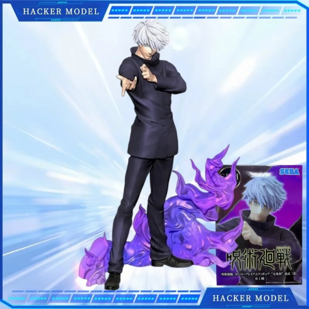 세가 정품 주술회전 고죠 사토루 피규어 애니메이션 캐릭터 주변 모델 장난감 데스크탑 장식품 수집용 선물