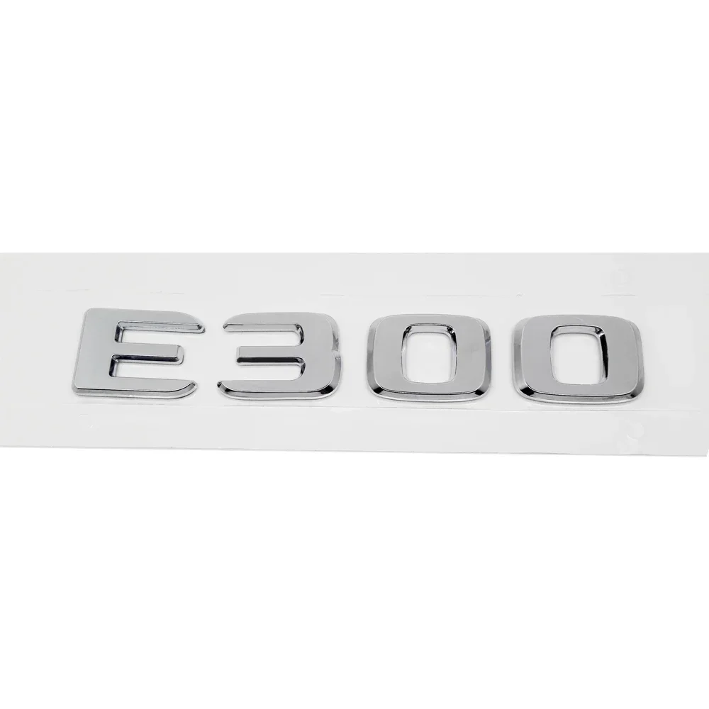 ABS البلاستيك E300 E320 E320L الجذع الخلفي شارة الشعار شعار ملصق لمرسيدس بنز E الفئة W207 W210 W211 W212 W213