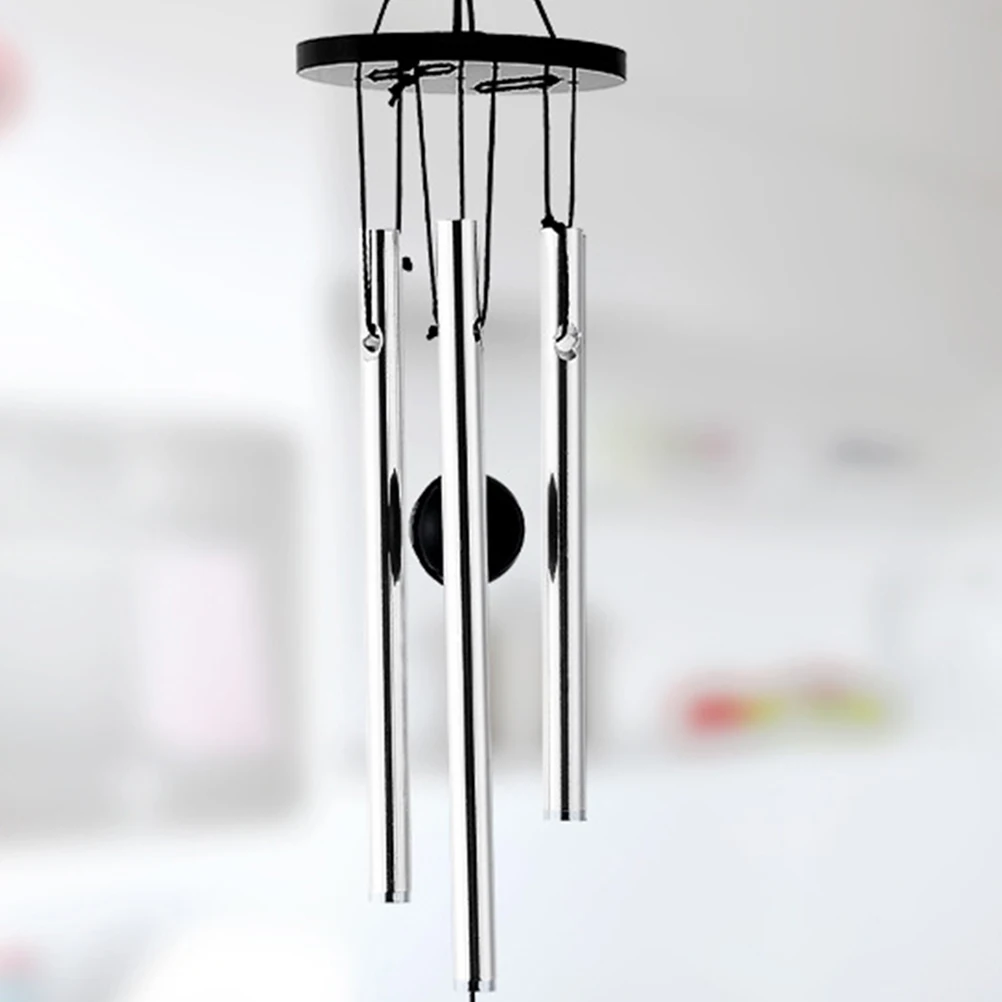 

2pcs Wind Chime Hanging Bell Household Pendant Owl Design Decor Calming Gift For Family Balcony Porch Patio (Black)