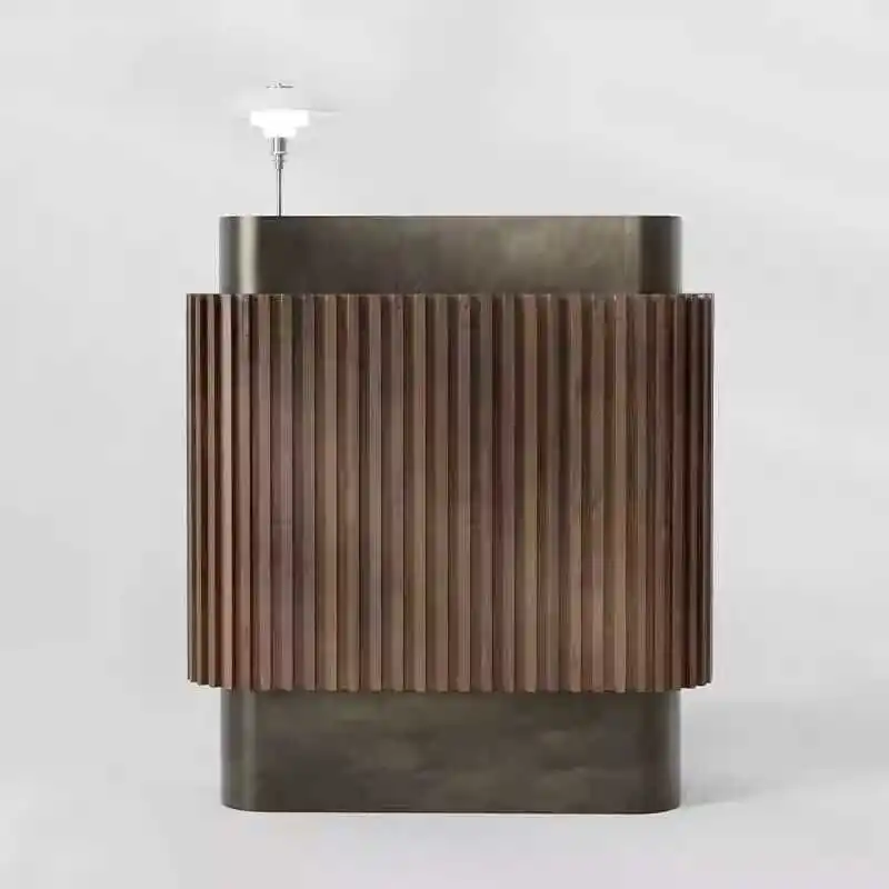 

Retro Shop Counter Reception Desk Study Children Portable Commercial Reception Desk Neon Nice Theke Rezeption Modern Furniture