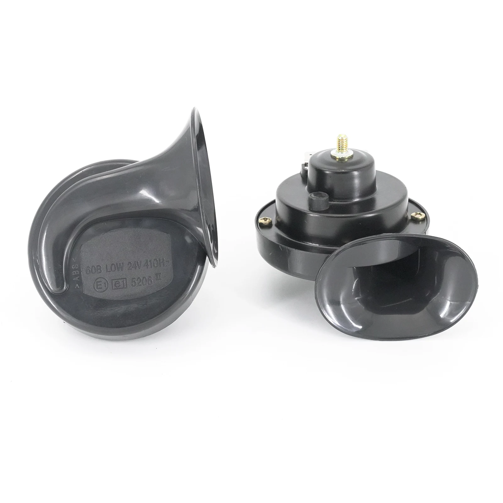 8 Tones Musical Horn 24V Electric Snail Horn for Vehicles/Motorcycles with 8 sound Control Box