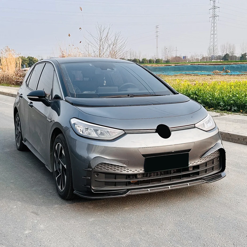 Front Bumper Canards Splitter for Volkswagen ID.3 2019-2022  Air Vent Grille Exterior Decoration Car Stickers Cover Accessories