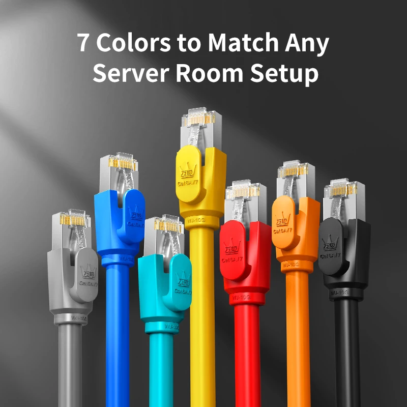 WANJEED 30/50/100PCS RJ45 Connector Boots Cat6A Cat7 Cat8 Network Ethernet plug caps view 6