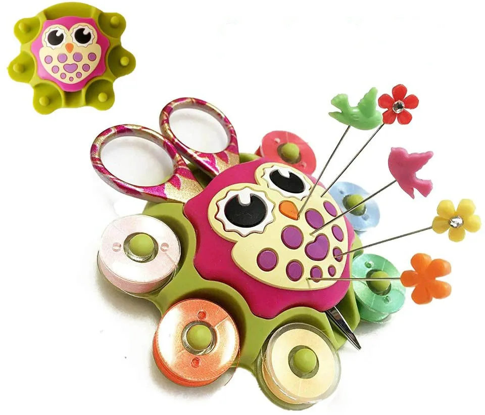 1PCS Sewing Caddy Organizer Scissor Holder Bobbins Holder Pincushion