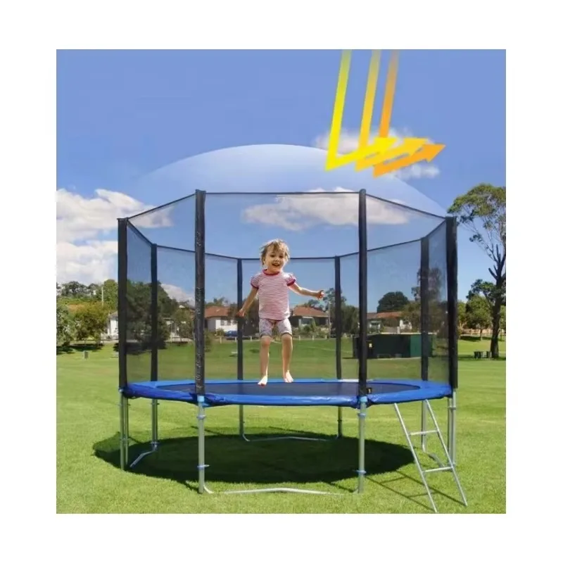 

12Ft Bounce Board Trampolines, Durable Kids Outdoor Bungee Jumping Trampoline