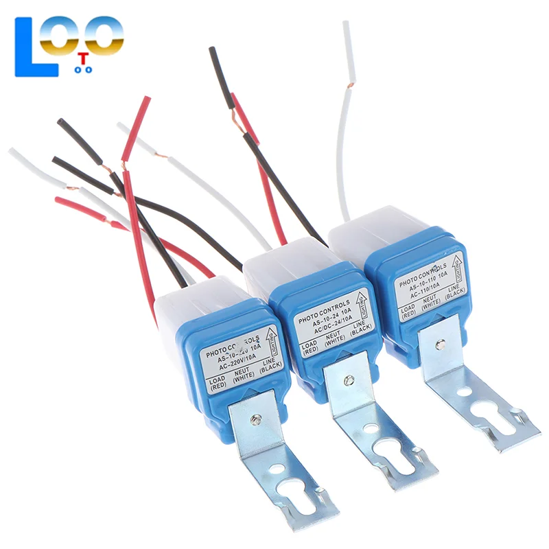 التيار المتناوب 24 فولت 110 فولت 220 فولت السيارات على قبالة الكهروضوئية ضوء الشارع مفتاح مستشعر السيارات مفتاح إضاءة الشارع ليلة في يوم قبالة مفاتيح الاستشعار