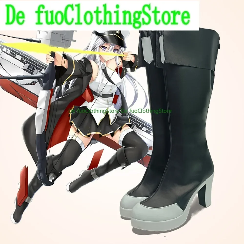 Lane Enterprise Cosplay Shoes Aircraft Carrier Character Halloween Carnival Party Costumes Accessory ShoesDefuoClothing