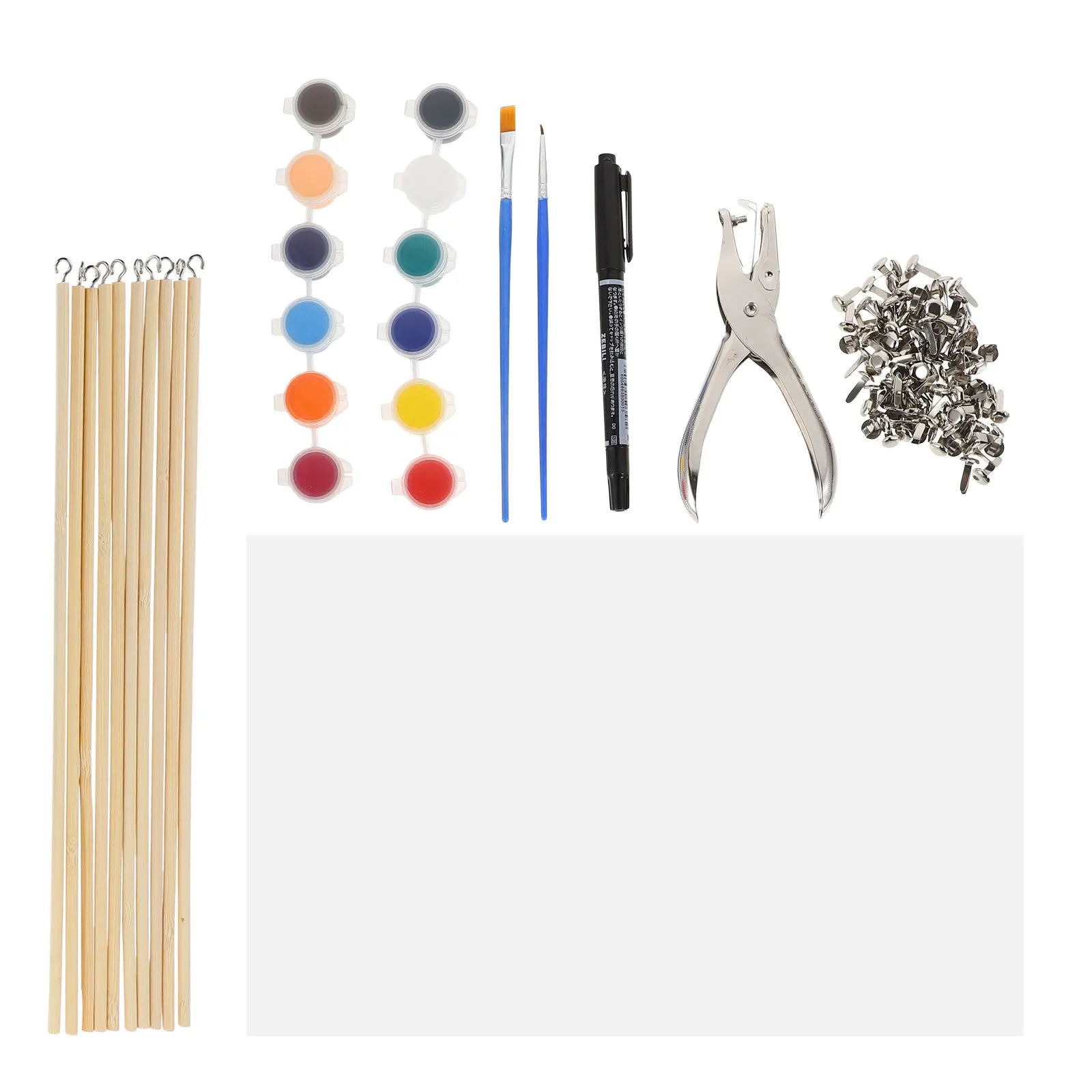 1 conjunto de kit de sombra diy, ferramentas e suprimentos completos para adereços de teatro caseiro, projeto de artesanato familiar divertido para crianças