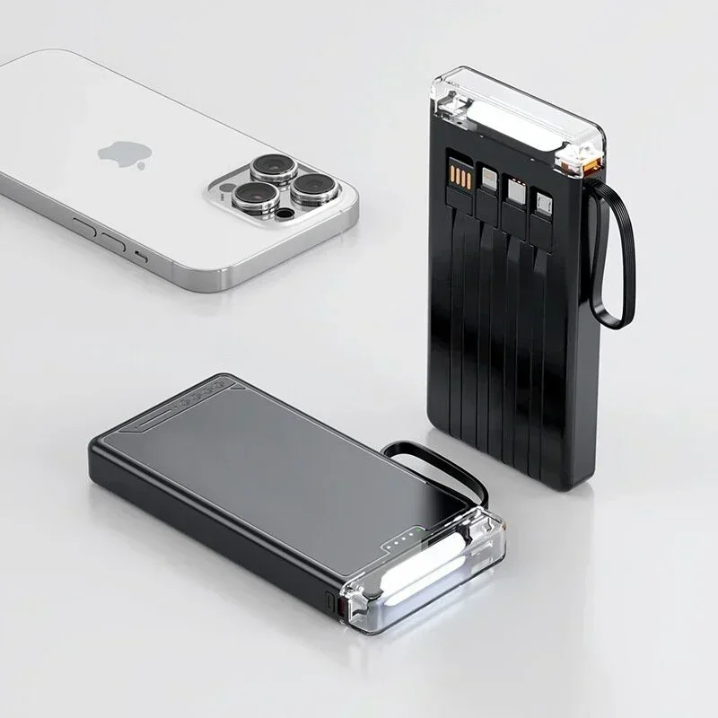 mini 50000mAh Power Bank Super Fast Chargr PowerBank Portable Charger External Battery Pack for iPhone Xiaomi Samsung