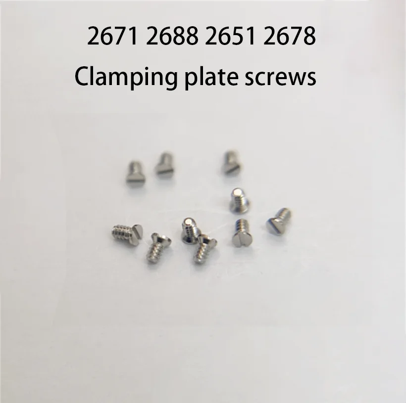 Movement Accessory Screws Are Suitable For 671 2688 2651 2678 Mechanical Movement Clamp Plate Screws Clock Parts