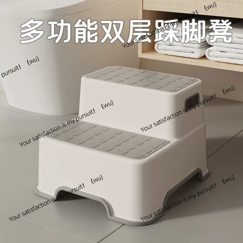 Foot stool Washing table  pedal Baby foot pedal  stool Washing step Anti-slide heightening Step stool Brushing teeth