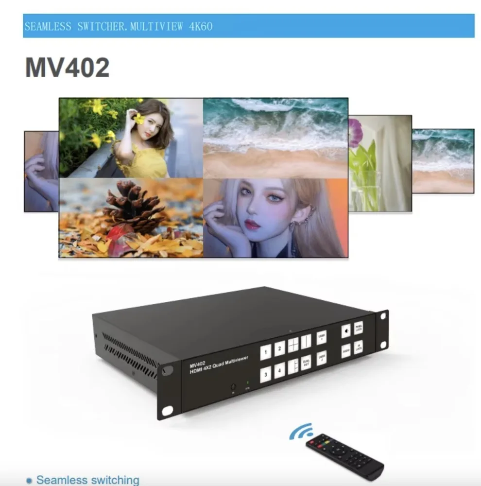 

JSTRON Speedleader MV402 MV402A MV402B Seamless Switcher Home Processor for led display