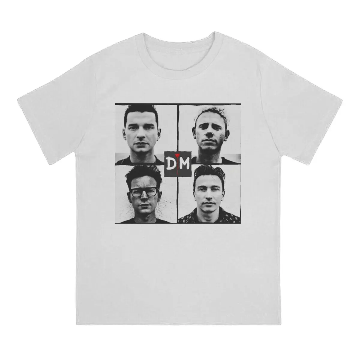 Summer Men's and Women's T-shirts Depeche Cool Mode Cool Mode In Square Round neck short sleeve T-shirt Street Clothing