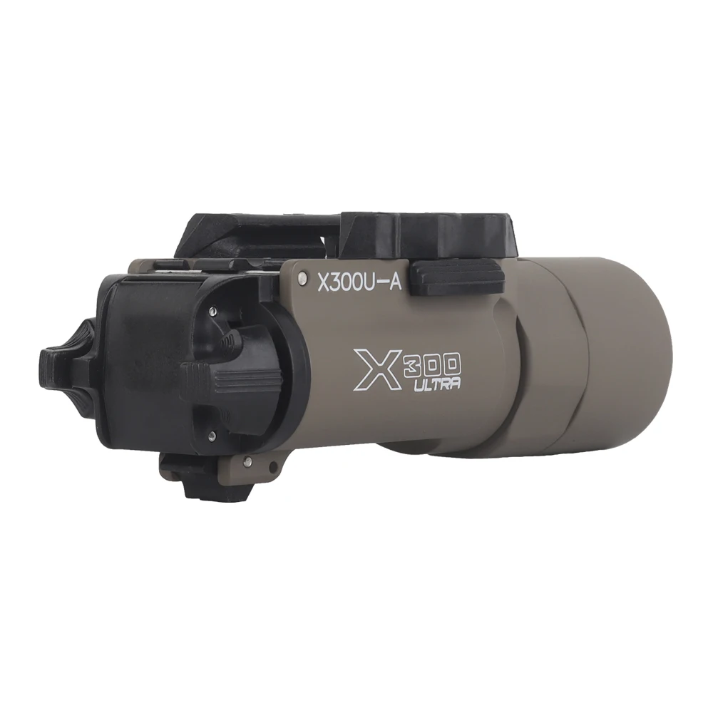 High Output Weapon Flashlight for Picatinny Rails, Tactical Accessories.WOSPORT X300U Flashlight, 800 Lumens, Hunting Flashlight