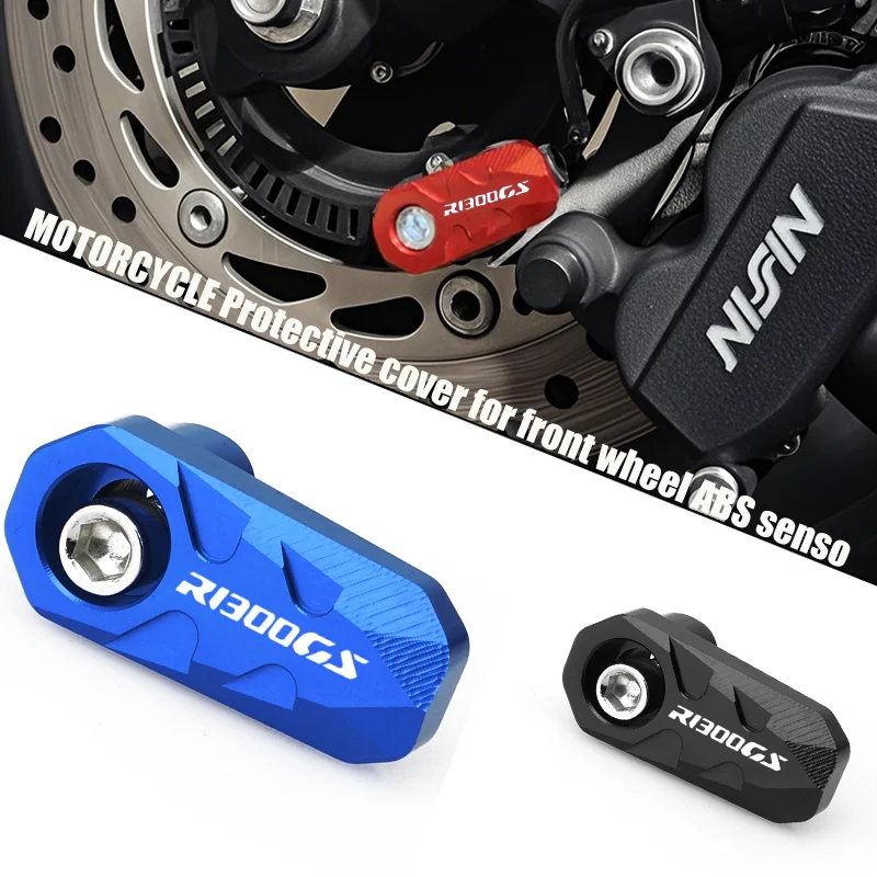 

New For BMW R1300GS ADVENTURE R 1300GS Motorcycle Accessories CNC Front Wheel ABS Sensor Protection Guard Cover R 1300 GS ADV