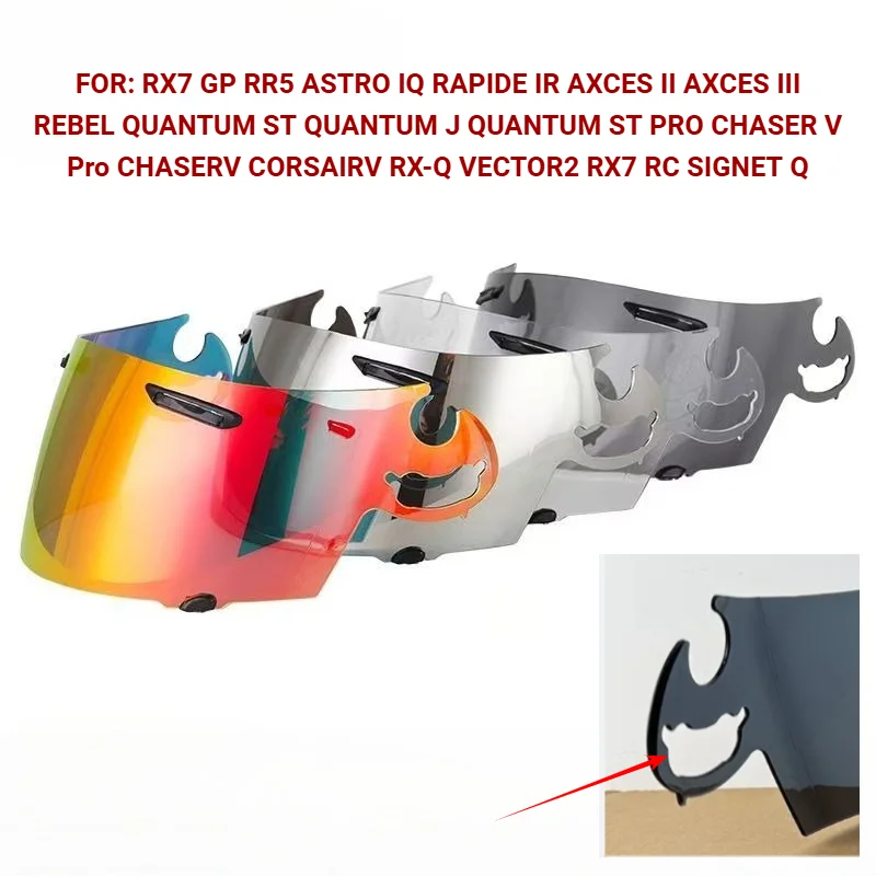 ヘルメットバイザーシールド ARAI RX-7 GP RR5 V36 ASTRO-IQ VECTOR 2 RAPIDE-IR AXCES II Axces III REBEL QUANTUM-ST QUANTUM-J RX-Q用