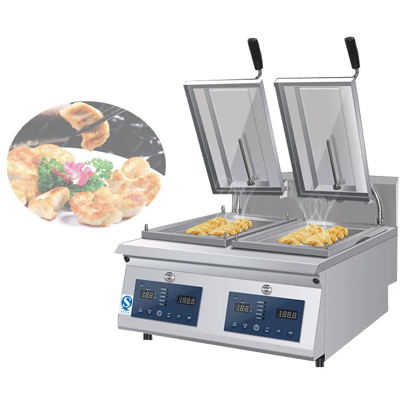 

Stainless Steel Dumpling Frying Cooking Machine Pancake Fried Dumpling Pan Machine